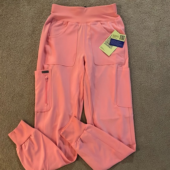 Landau Pants - Pink Landau Scrub Pants